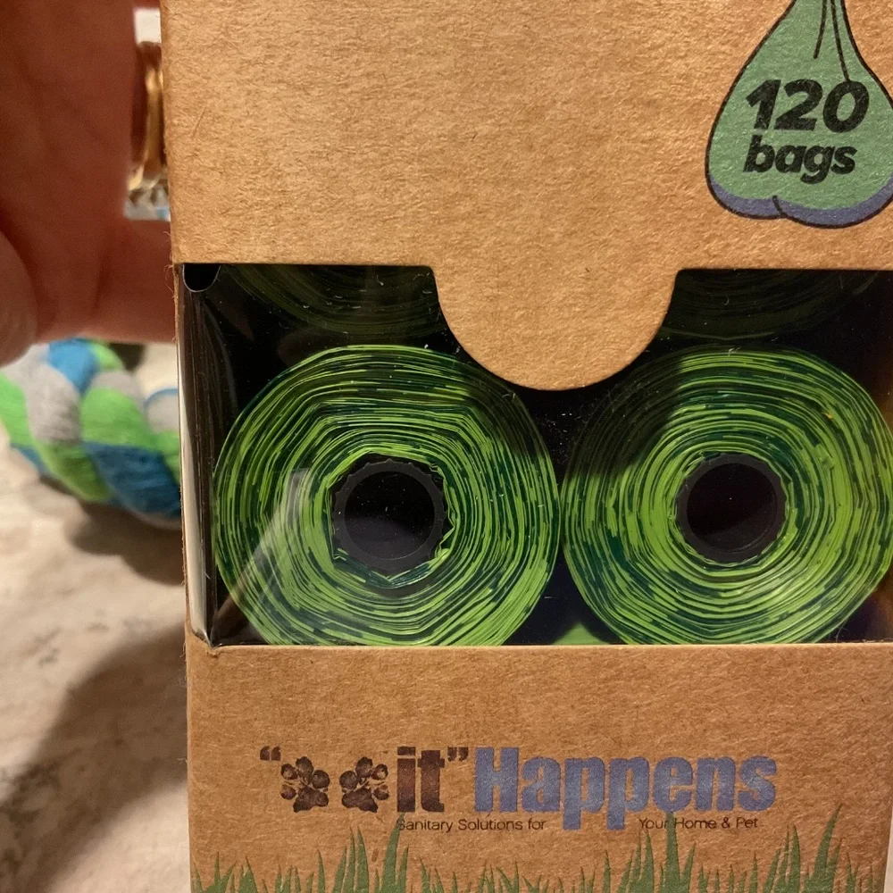 Dog Rope Toy and Poop Bags